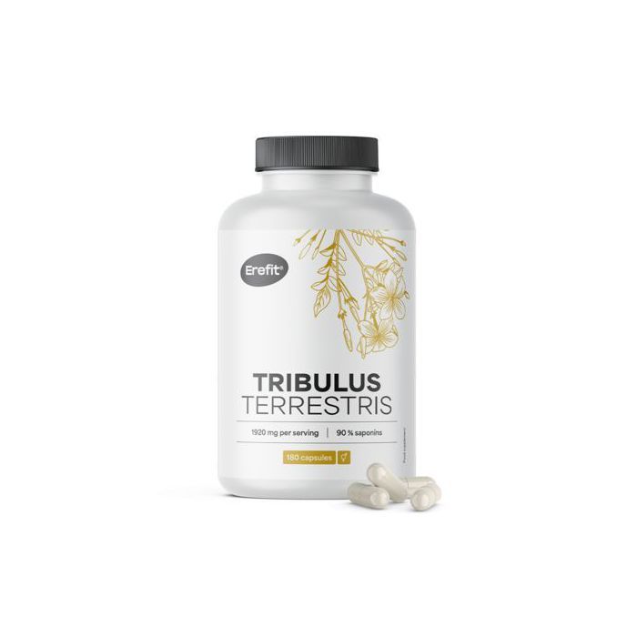 Erefit Tribulus - tribule terrestre 1920 mg - 180 comprimés - Made in Slovenia
