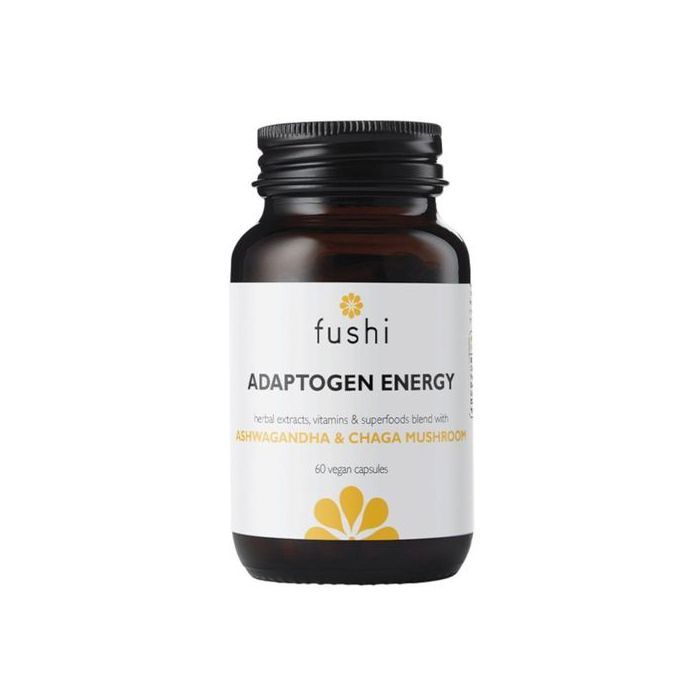 Fushi Ashwagandha champignons medicinaux - mélange énergétique adaptogène, 60 gélules - Made in UK