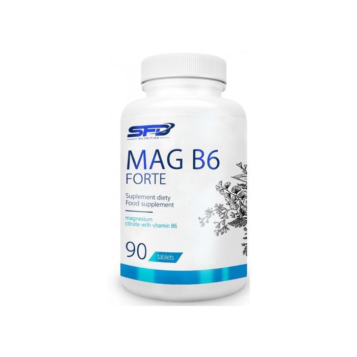 SFD nutrition Magnésium avec Vitamine B6 - 90 comprimés - Made in Poland