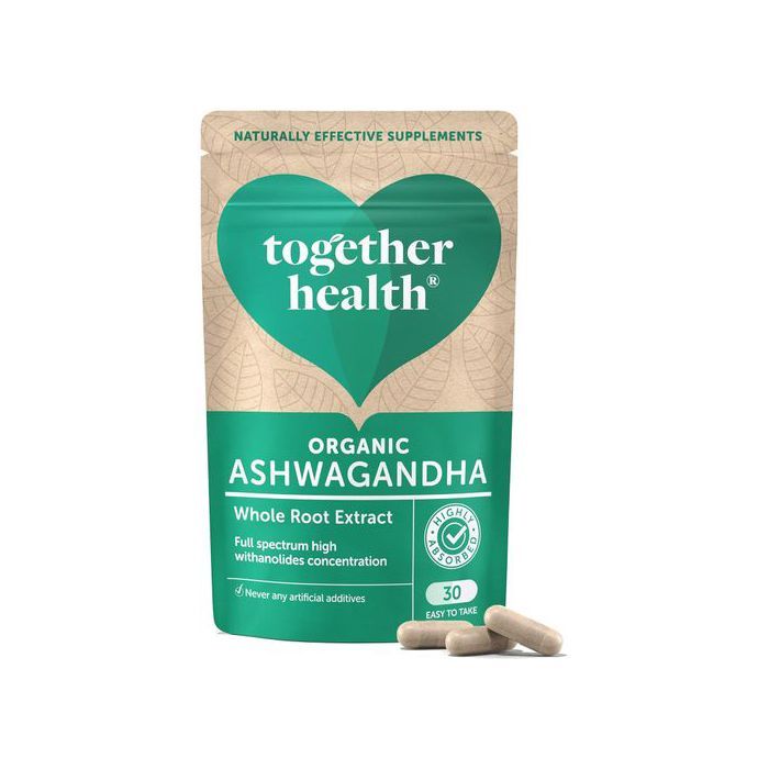 Together Health Ashwagandha bio 30 gélules , Made in UK