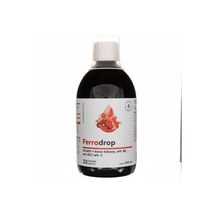 SFD nutrition Ferradrop Fer liquide + acide folique 500 ml - Made in Poland
