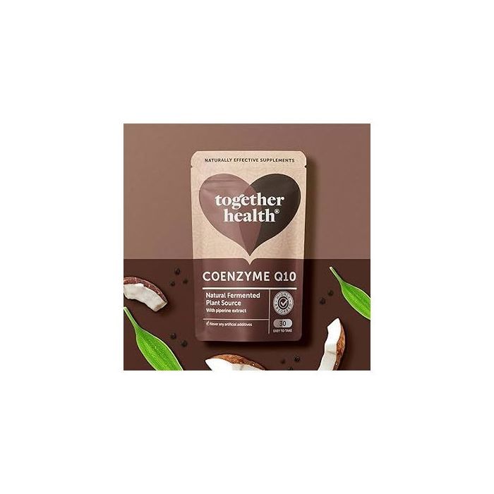 Together Health Coenzyme Q10 – Supplément CoQ10 – 30 Gélules Made in UK