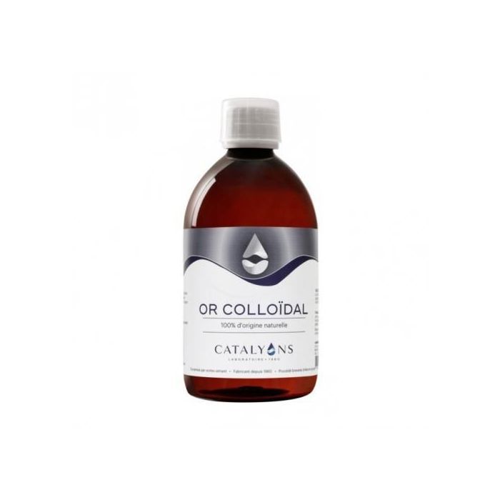 Catalyons Laboratoire Or Colloïdal - Anti-bactérien et souplesse articulaires - 500 ml - Made in France