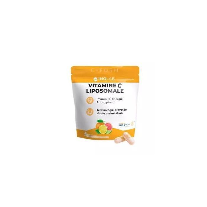 Laboratoire Inolab Vitamine C liposomale PUREWAY® - Immunité, énergie, antioxydant, 60 gélules - Made in France
