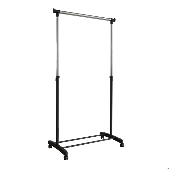 Porte-vêtements - GENERIC - YJ2575 - Noir - Métal - 74,5 x 41,5 x 157 cm