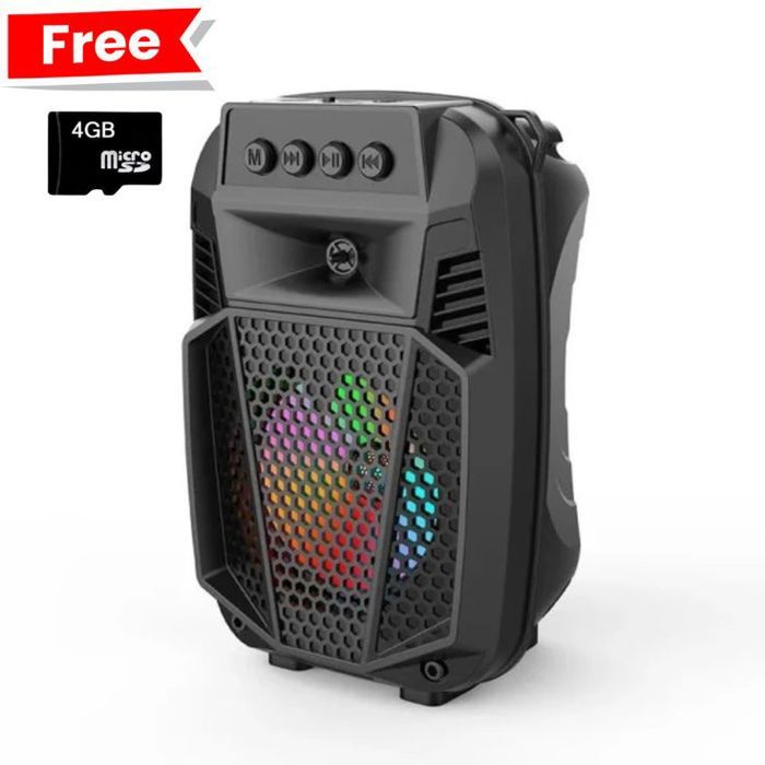 Haut-Parleur Bluetooth - GENERIC - ZQS1430 - 10W - 4 pouces - Autonomie 5h