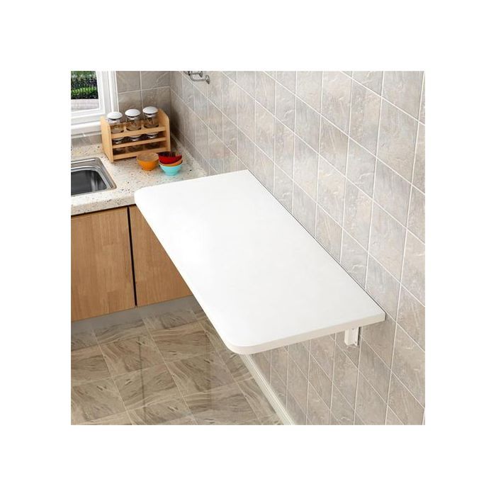 Table Murale Rabattable, Flottante et Pliante pour économiser de l'espace, G-1m-50cm