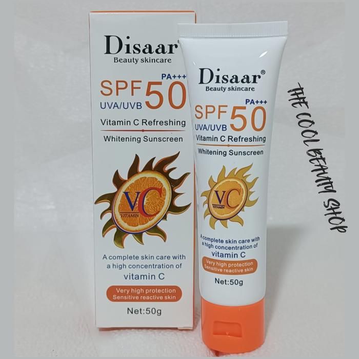 Crème solaire - DISAAR - SPF 50 - Hydratante - Non comédogène - Protection UV