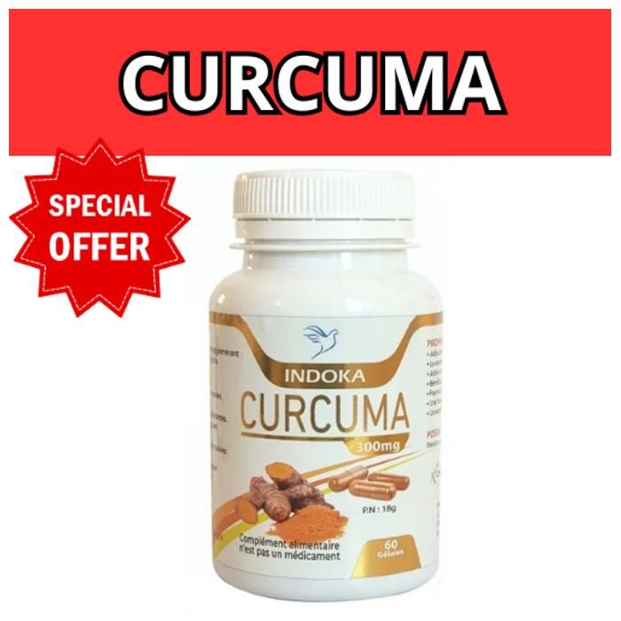Curcuma 300mg 60 Gelules - Anti-inflammatoire & Antioxydant MULTICOLORS