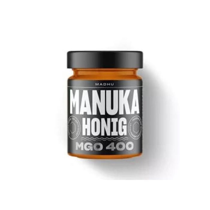 MADHU MIEL DE MANÛKA - MGO 400,  250g - Made in New Zélande