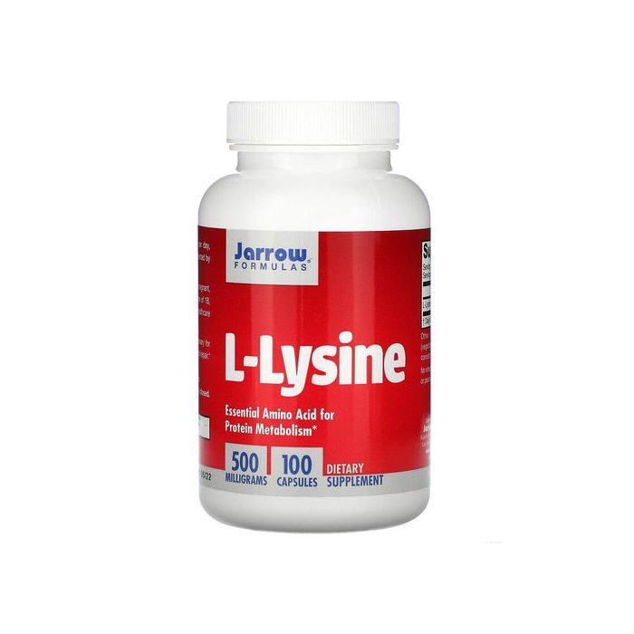 Jarrow Formulas L-Lysine, 500 mg, 100 gélules Made in USA