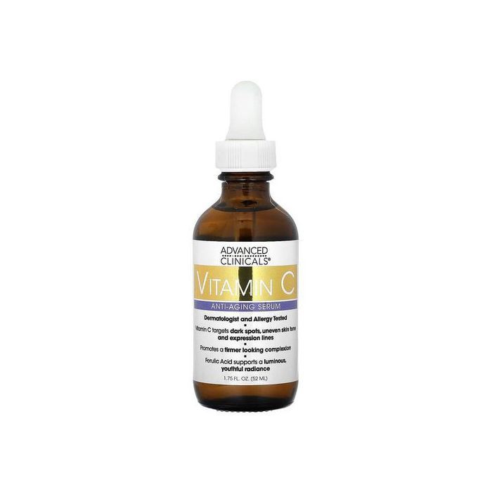Sérum anti-âge - ADVANCED CLINICAL - Vitamine C - 52 ml - Sans parabène - Pour tous types de peau