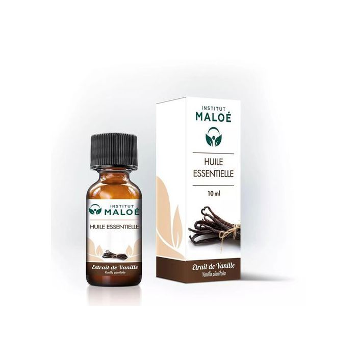 Institut Maloé Huile essentielle d'extrait de Vanille bio 10 ml - Made in France