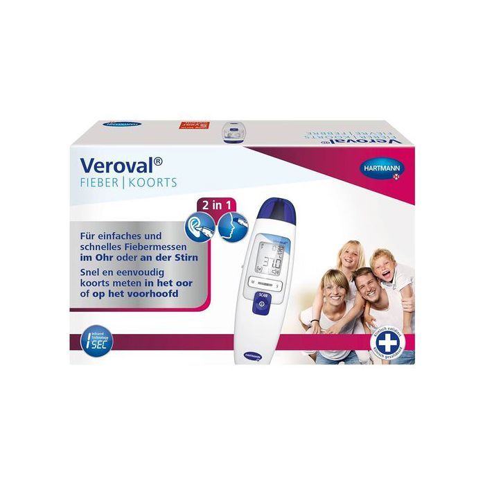 Hartmann Thermomètre Infrarouge Veroval fièvre 2 en 1 - Made in France