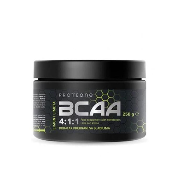 Proteone BCAA 4 : 1 : 1 Supérieur - Citron & Citron Vert 250g - Made in Croatia