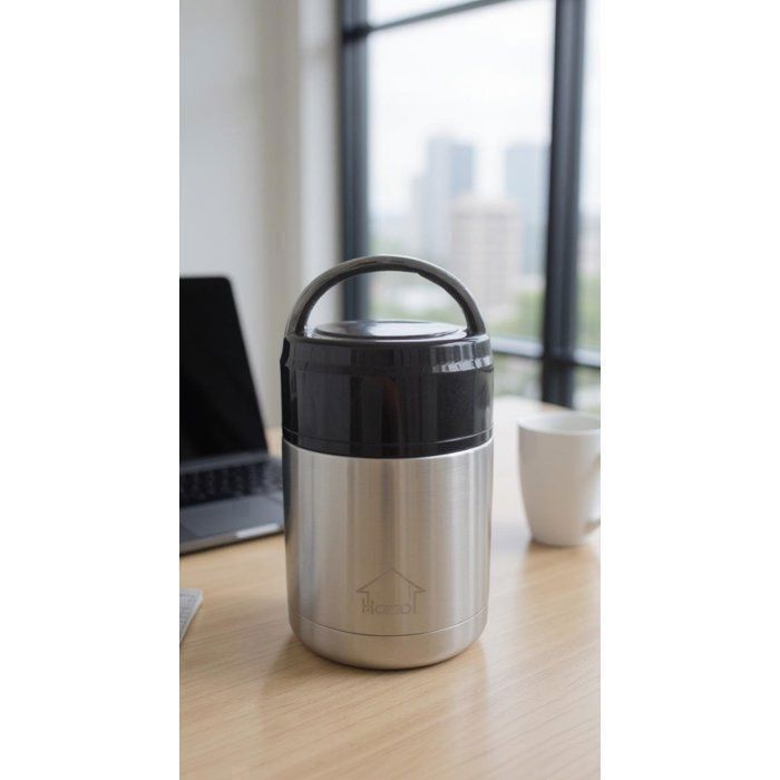 Lunch box  - INOX 650 ml - Isolation sous vide - Conservation de la chaleur 8 h  - Poignée ergonomique