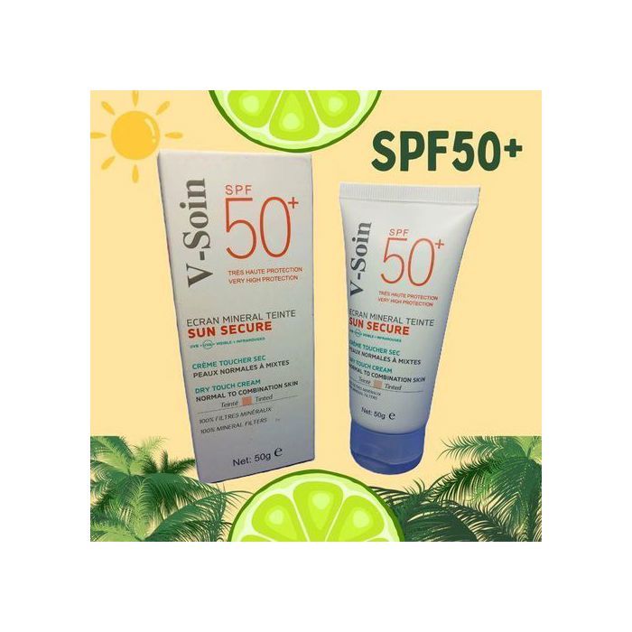 V-SOIN ECRAN MINERAL TEINTE SUN SECURE