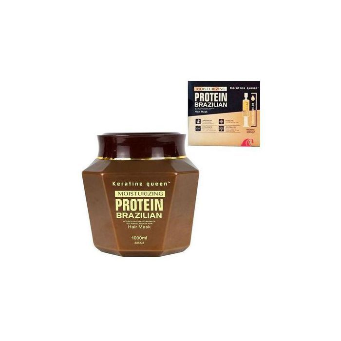 keratine queen keratineE queen Masque brésilien Moisturizin Protein, Réparer tes cheveux 1000ml