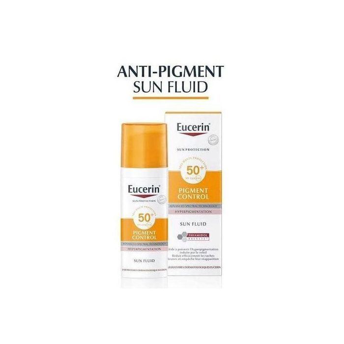 ECRAN eucerin Sun Pigment Control Fluide SPF 50+ Très haute protection solaire anti-taches, 50 ml