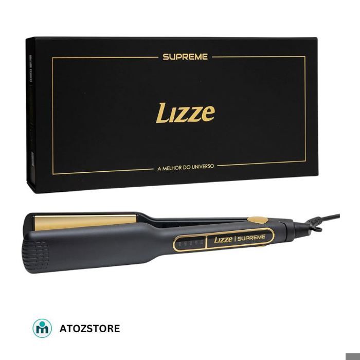 Lizze Supreme 1.5 Pro Titanium Fer à lisser – Fer plat de qualité professionnelle pour cheveux crépus, bouclés et ondulés