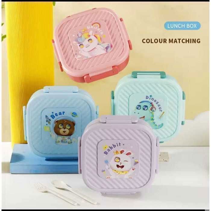 Boîte à lunch - Étudiant - Compartiments - Multicolore - Lavable au lave-vaisselle