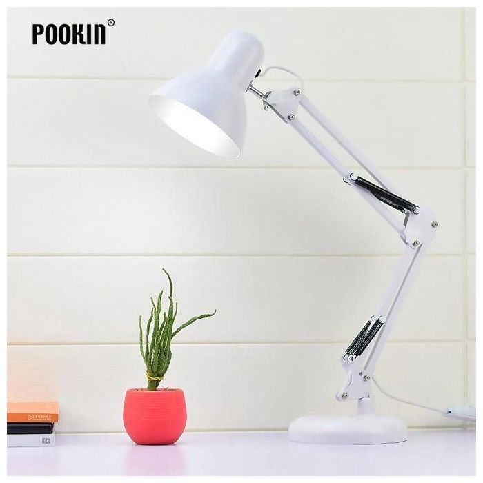 Lampe de bureau classique,  Veilleuse avec bras réglable, avec interrupteur