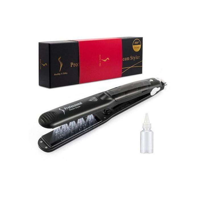 Lisseur Cheveux Professionnel en Plaque Ceramique et Tourmaline - Lisseur a Vapeur