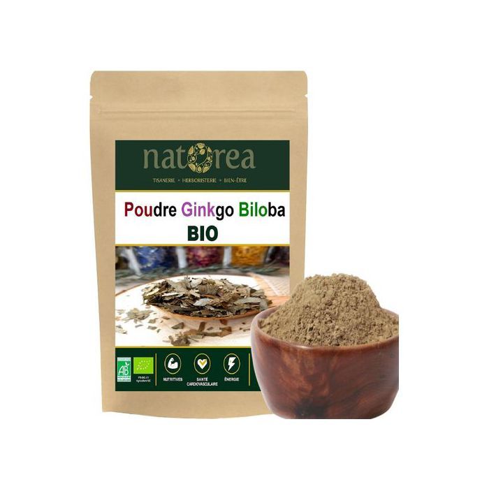 Natorea Ginkgo Biloba en poudre BIO 50 GRAMS