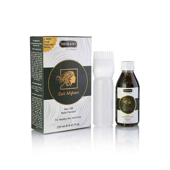 Huile De Cheveux Afghani Recette + Peigne Applicateur Gratuit 225 ml