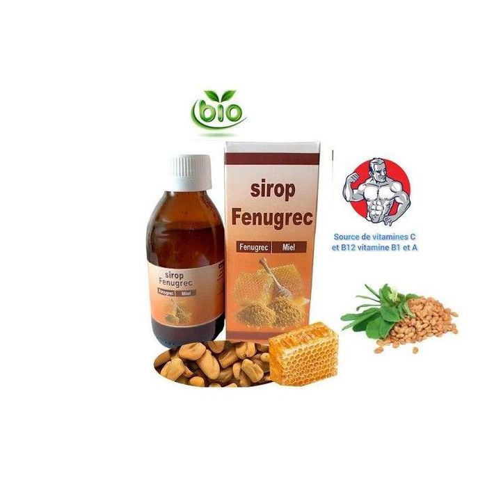 Sirop de Fenugrec & Miel – Vitalité & Bien-Être 125 ML