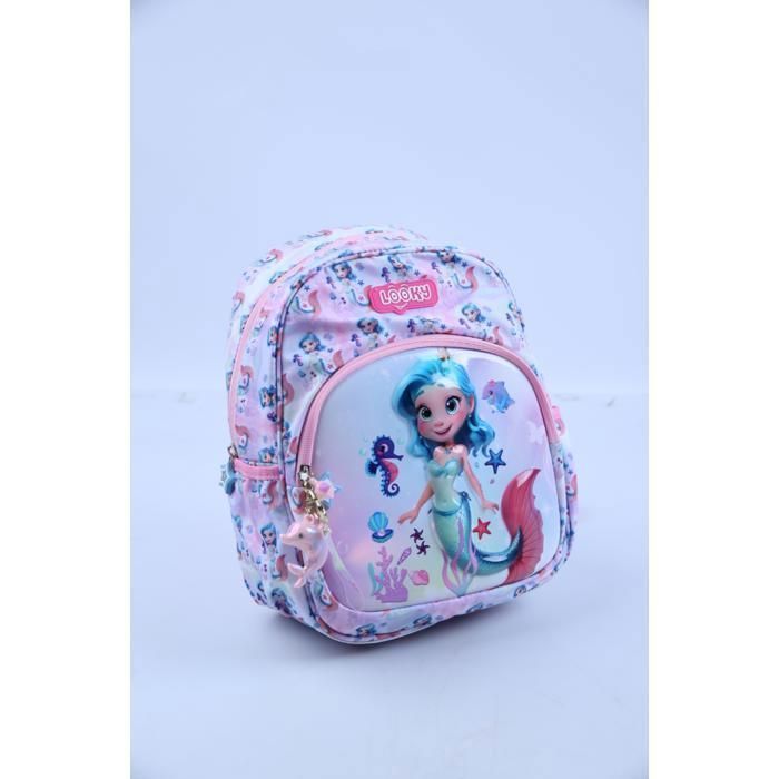 Sac à dos - GENERIC - 30cm - 2 poches - 3D - Multicolore