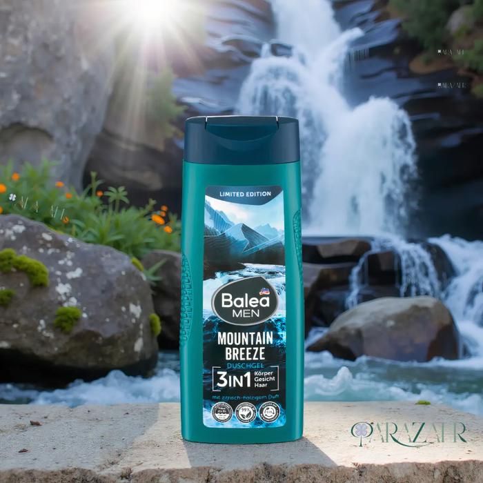 Gel Douche 3en1 - Balea Men - Fraîcheur Alpine - Nettoyage Intense - 300 ml