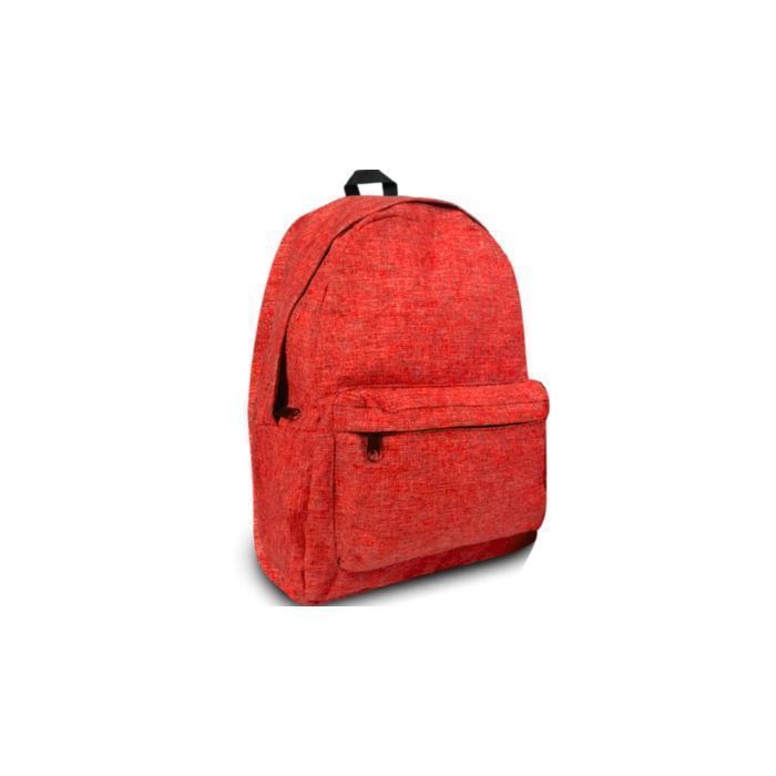 Sac à dos - GENERIC - Basique - 16" (40 cm) - Rouge Orange - Durable et résistant
