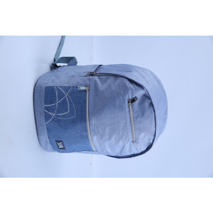 Sac à dos - AUCHAN - YA - 40 cm - Tissu type jean - Style trendy