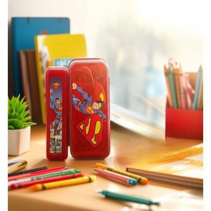 Trousse de toilette - AYA HOME - Pack trousse et porte brosse - Rouge - Compact - Pratique