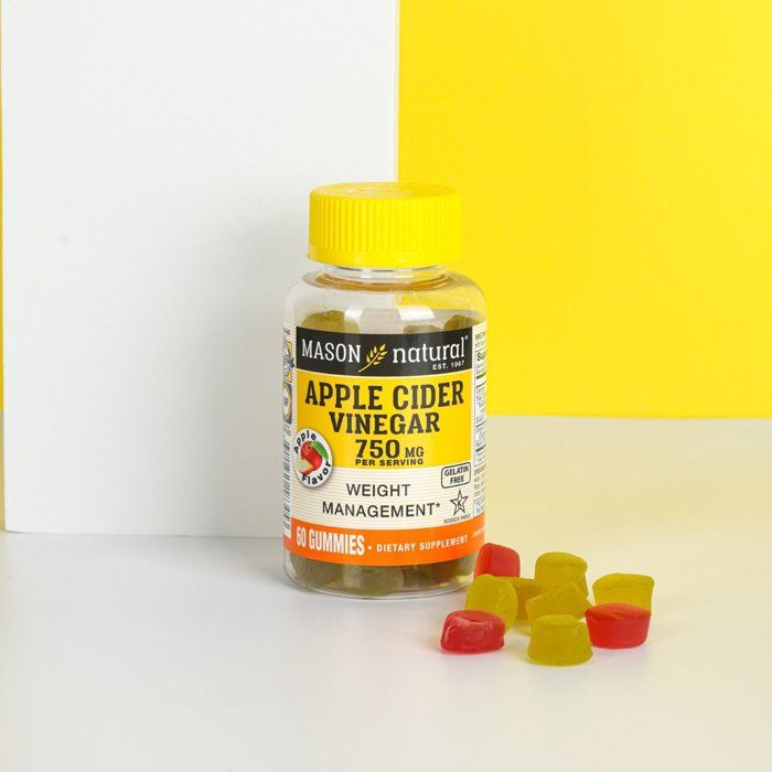 MASON NATURAL APPLE CIDER VINEGAR 750 MG 60 GUMMIES