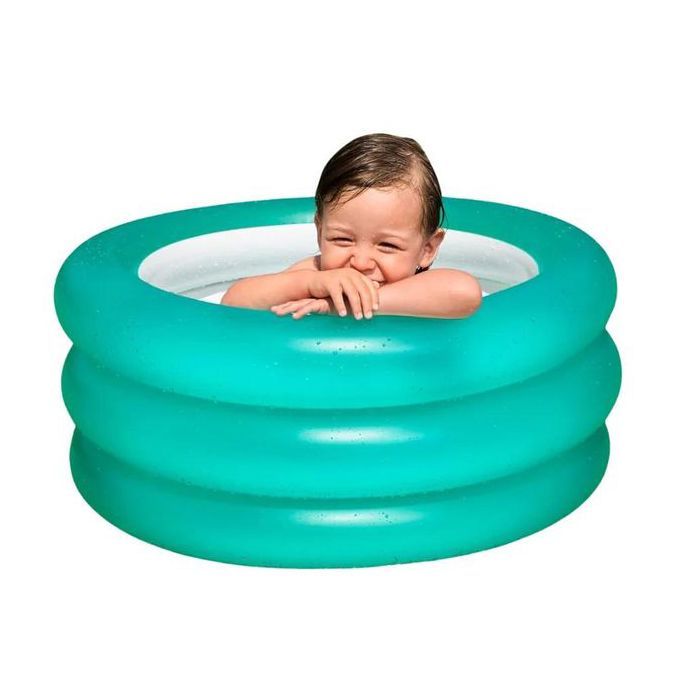 Chinet Piscine gonflable pour enfants de 70*30 cm, 3 anneaux séparés en vinyle non toxique