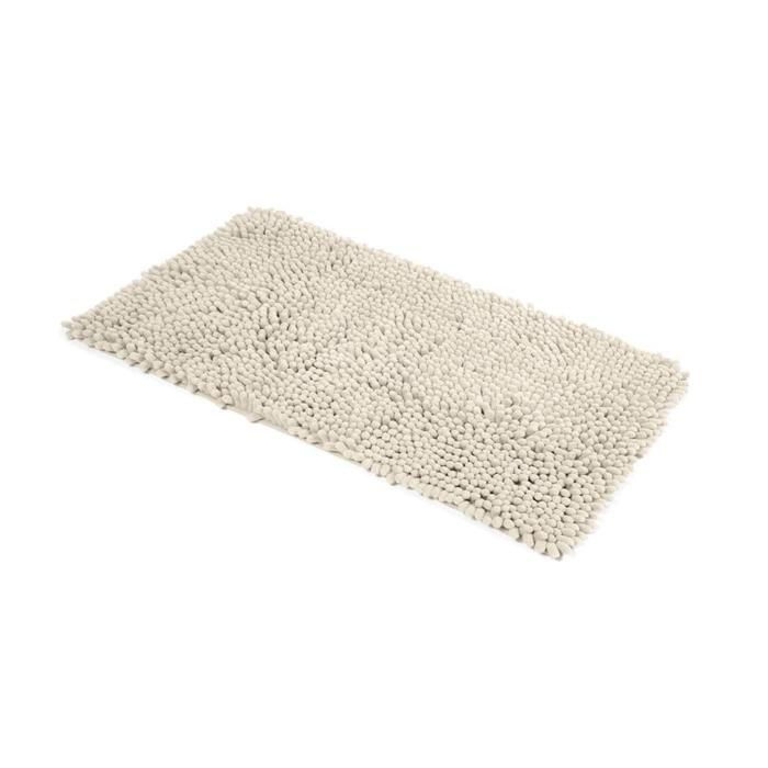 TAPIS DE BAIN  70*45 cm NOIR MICROFIBRE