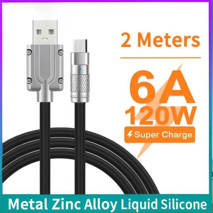 Cable Micro USB 120W fast charge et data câble compatible pour tous les telephone