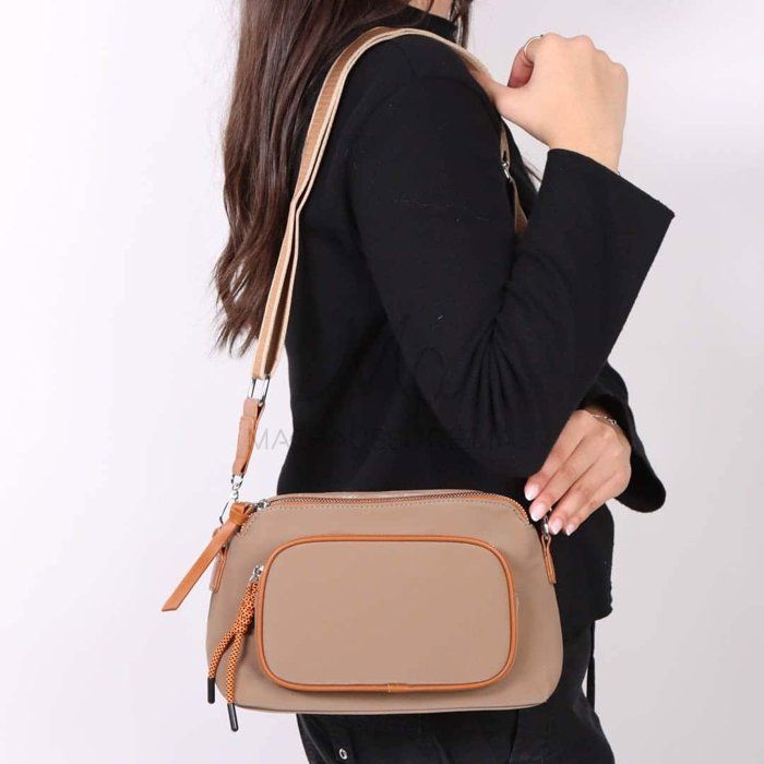 Horizon – Sac à main en Kaki-Marron