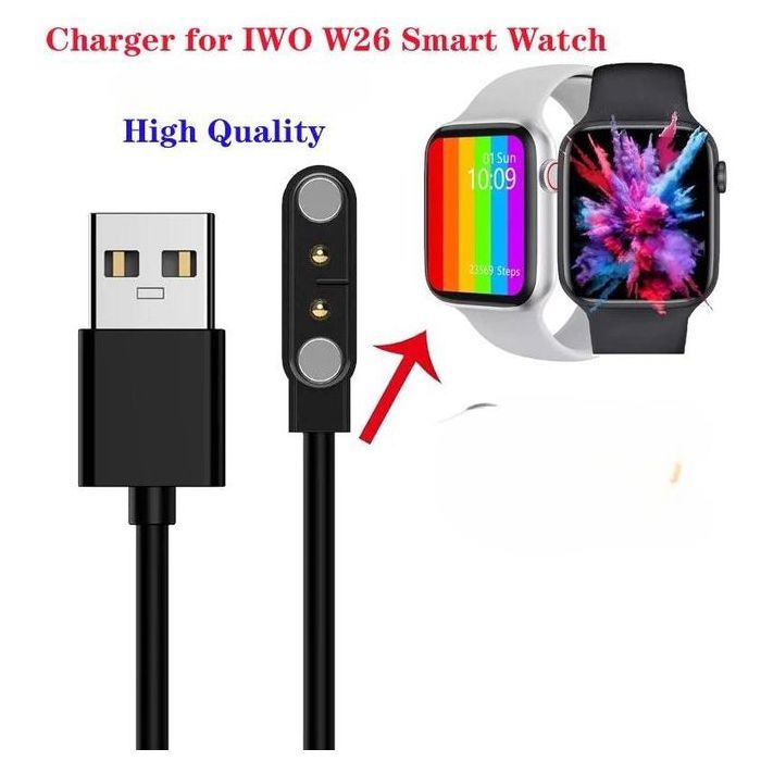 Câble de Charge magnétique pour montre intelligente, pour 2 broches, Distances 2.84mm,nouveaux câbles de chargeur d'alimentation USB