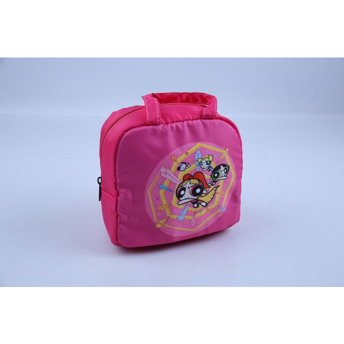 Sac à goûter - The Powerpuff Girls - Motif écolière - Rose - Enfant - Synthétique