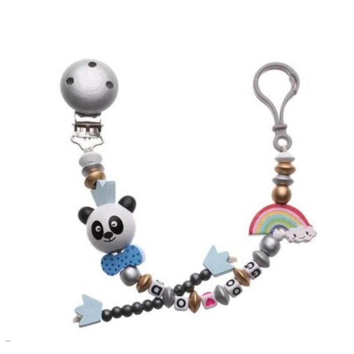 Porte tétine attache sucette pour bébé garçon