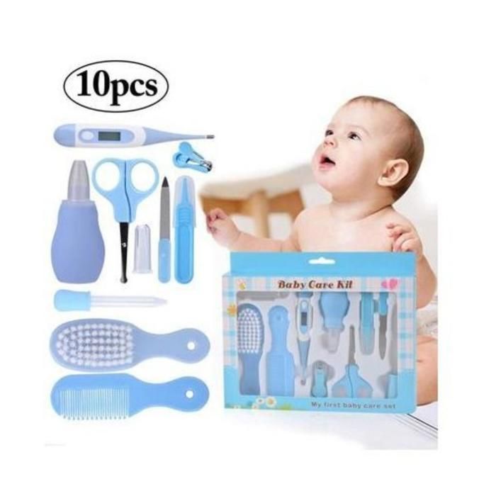 Kit de Toilettage Portables Clou de Sécurité Soins pour Bébé Nouveau-nés et Enfants 10 pcs