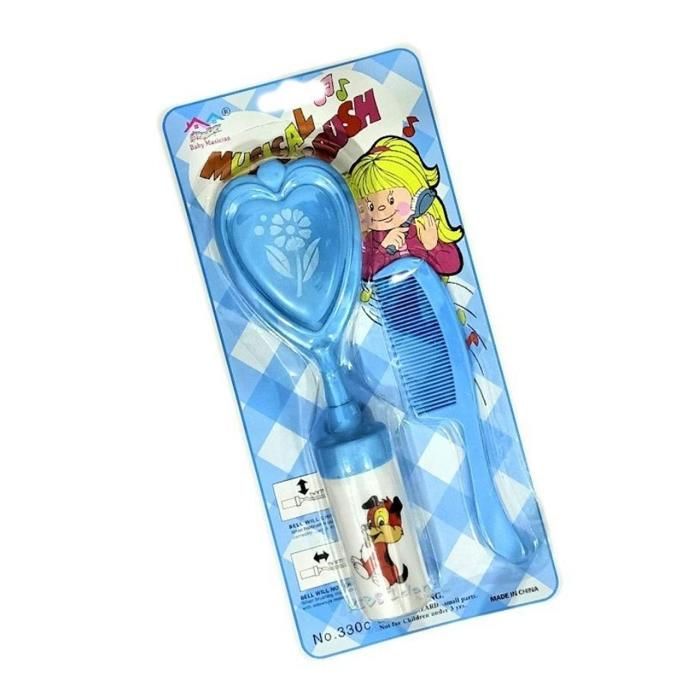 Brosse et un peigne à cheveux doux et musicaux;