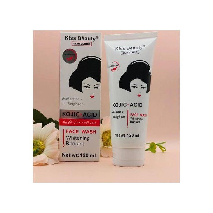 Kiss Beauty Gel nettoyant visage à l'acide kojique - Skin Clinic, 120 ml
