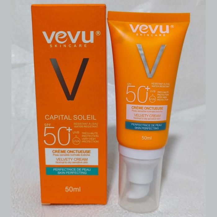 Crème Solaire - VEVU - Capital Soleil - SPF 50 - 50ml - Sans Parabène