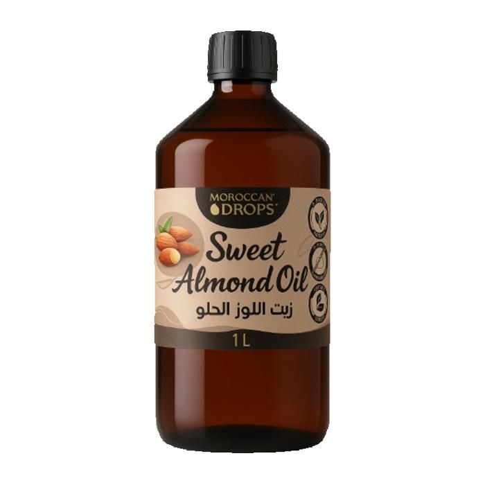 Huile d’Amande Douce 100 % Pure – Naturelle – 1L
