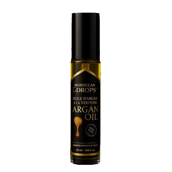 Huile d’Argan 100 % Pure à la Verveine – Anti-Âge – Visage, Corps & Cheveux – 50ml