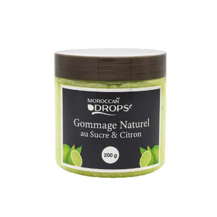 Gommage Naturel Sucre & Citron – Exfoliant Visage & Corps – 200g
